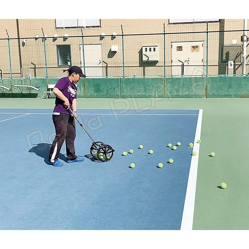 市場 自走式テニスボールコレクター かんたん球拾い テニスボールコレクター 自走式