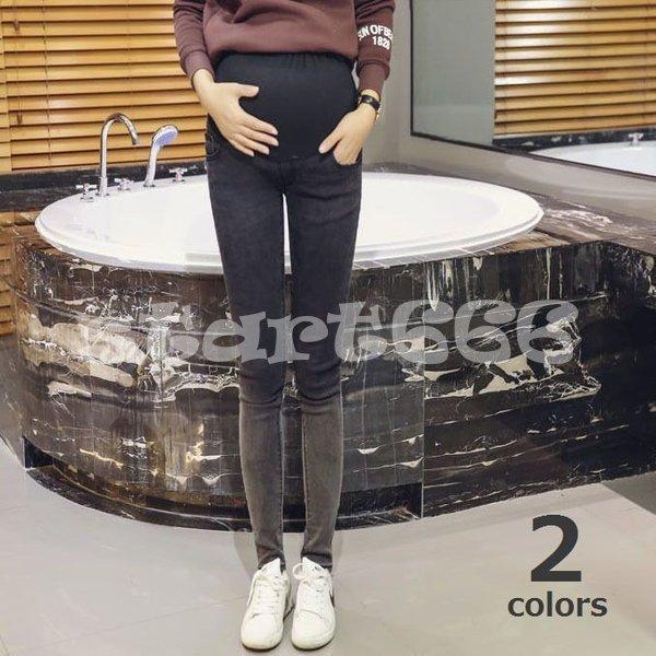 激安商品 マタニティウエア マタニティ ジーンズ デニム マタニティパンツ スキニー スリム レディース ボトムス 妊婦 マタニティママ デニムパンツ ロング丈 フルレングス ブ Www Threeriversofs Com