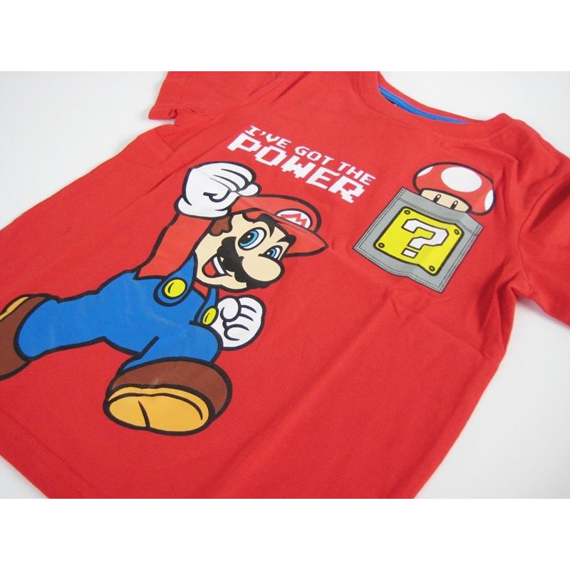 マリオtシャツ キッズサイズ Get Power 7才前後サイズ Ua695pl スタートレードカンパニー 通販 Yahoo ショッピング