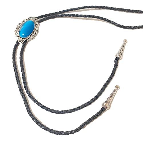 ループタイ メンズ レディース アクセサリー パーツ 金具 紐 石 ネックレス シルバー ポロタイ ボロタイ  おしゃれ コーデ 06王冠青 |  | 03