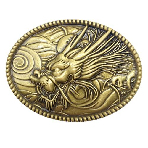 真鍮 ベルトバックル のみ 金具のみ 交換用 35ｍｍ 38ｍｍ 幅 大きい おしゃれ メンズ レディース アメリカン ビンテージ 龍ドラゴン |  | 02