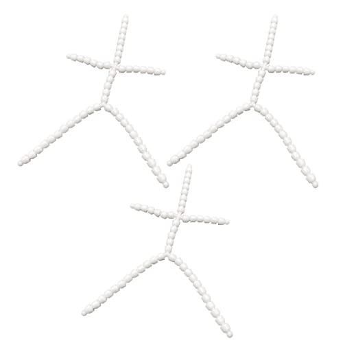 おしぬい用 ぬいぐるみ 骨組み 加工式 全身 ポージング固定 ハンドメイド 手芸 トイスケルトン 手芸用品 パーツ 頭無し30cm3個 | 