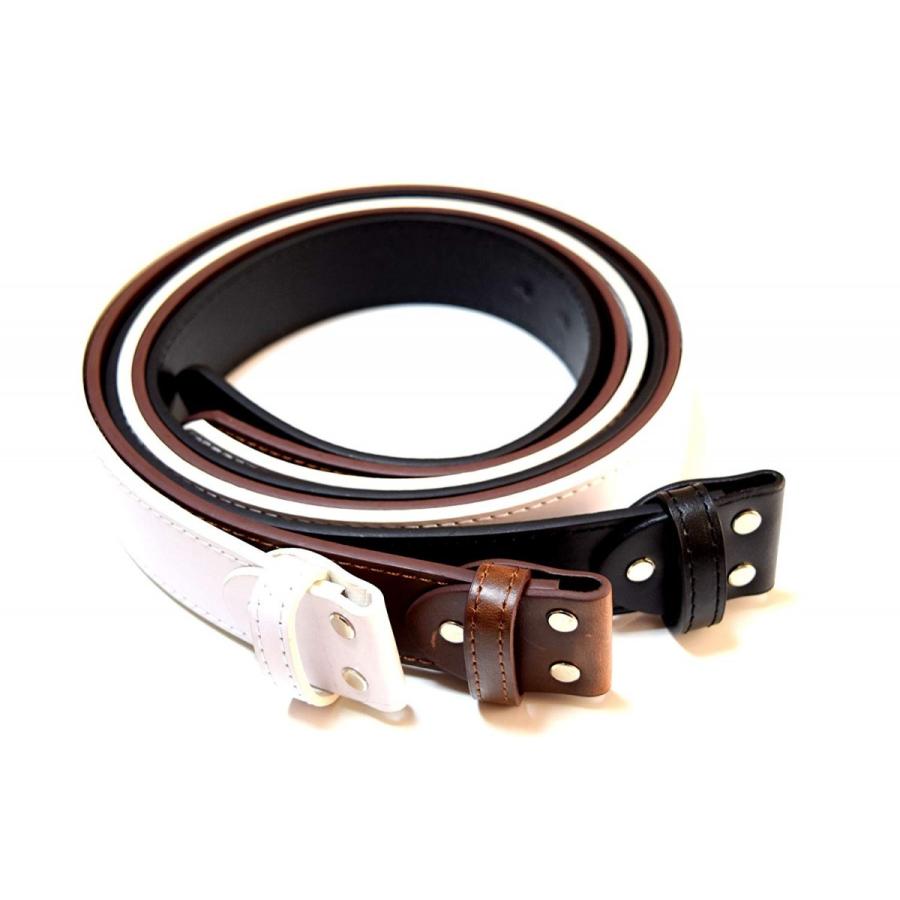 ベルト バックル 穴あり 交換可能 バックル交換用ベルト メンズ