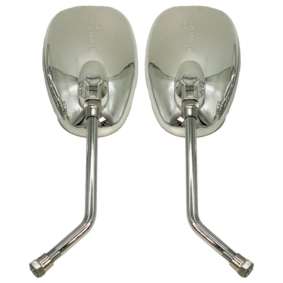 互換品】 バイク ミラー オートバイリアミラー 交換 修理 左右