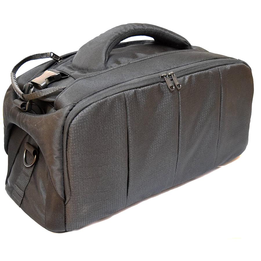 天体望遠鏡 業務用 ビデオカメラ プロ カメラマン２WAY ソフトバッグ ショルダーバッグ 一眼レフ 対応 中仕切り クッション 付き 黒 ブラック | ブランド登録なし | 13