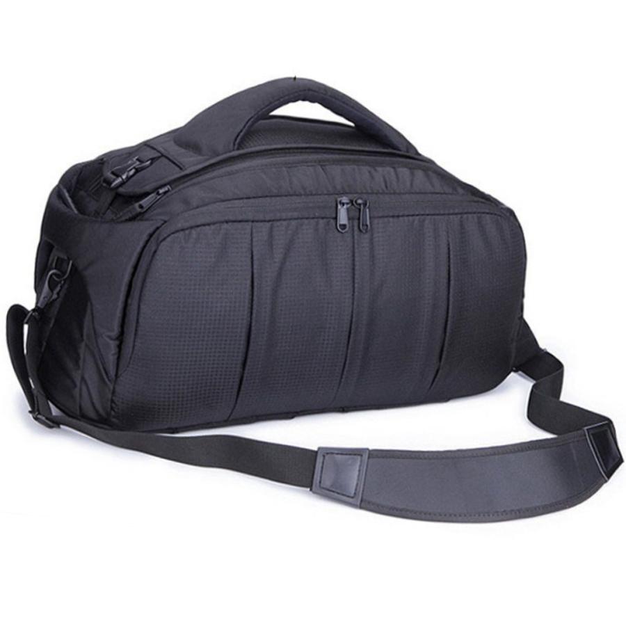 天体望遠鏡 業務用 ビデオカメラ プロ カメラマン２WAY ソフトバッグ ショルダーバッグ 一眼レフ 対応 中仕切り クッション 付き 黒 ブラック | ブランド登録なし | 14