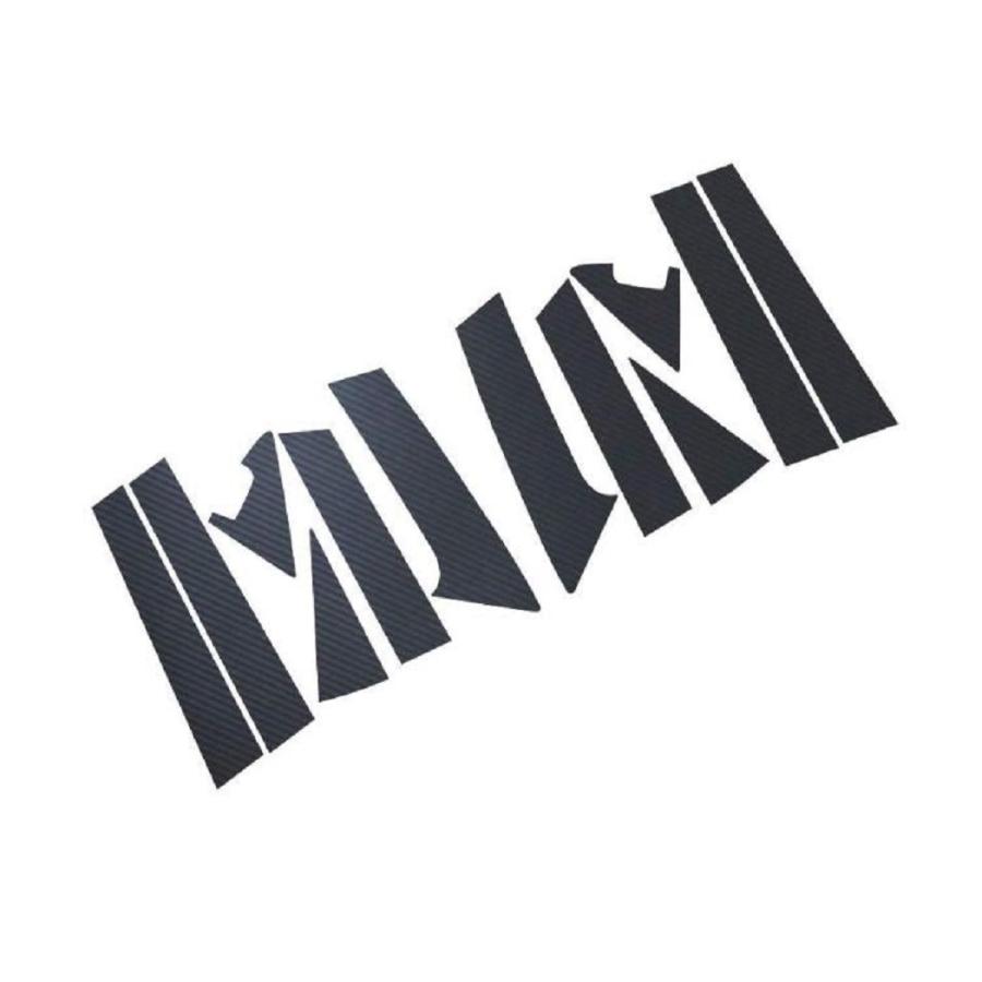 【互換品】 日産 ニッサン エクストレイル T32 アクセサリー パーツ サイドピラー  ステッカー カー用品 カスタム パーツ 傷防止 撥水 黒 | ブランド登録なし | 16