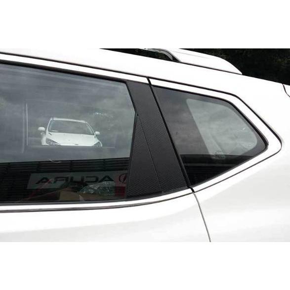 【互換品】 日産 ニッサン エクストレイル T32 アクセサリー パーツ サイドピラー  ステッカー カー用品 カスタム パーツ 傷防止 撥水 黒 | ブランド登録なし | 04