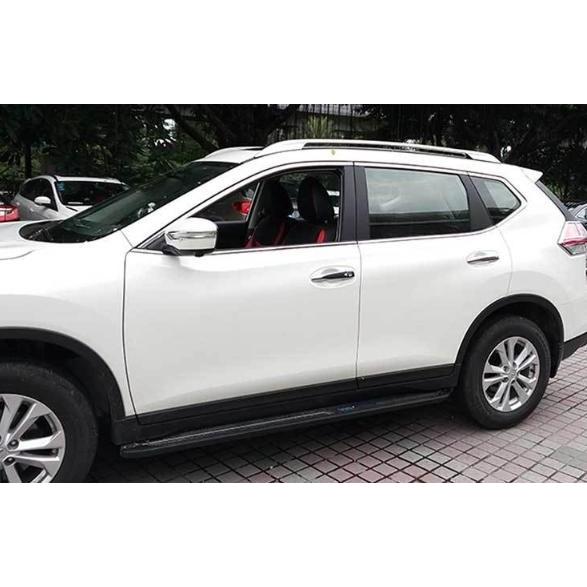 【互換品】 日産 ニッサン エクストレイル T32 アクセサリー パーツ サイドピラー  ステッカー カー用品 カスタム パーツ 傷防止 撥水 黒 | ブランド登録なし | 05