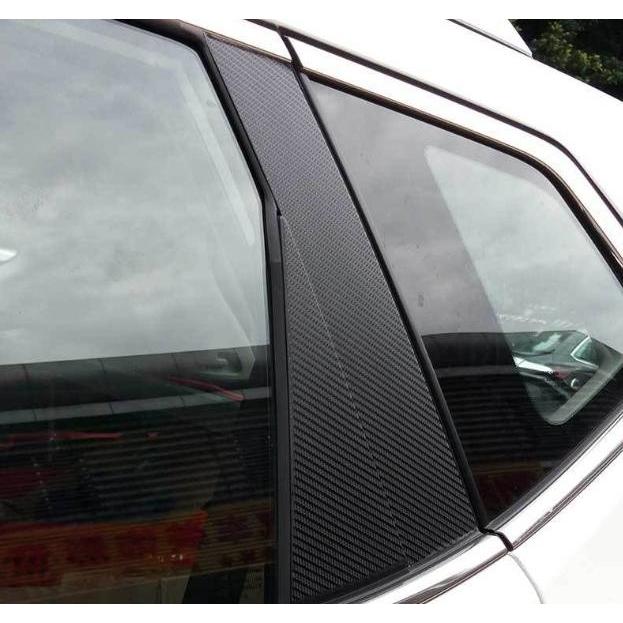 【互換品】 日産 ニッサン エクストレイル T32 アクセサリー パーツ サイドピラー  ステッカー カー用品 カスタム パーツ 傷防止 撥水 黒 | ブランド登録なし | 09