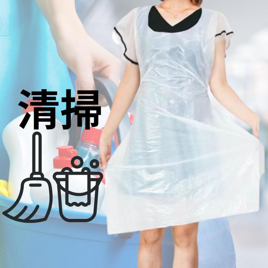 エプロン 使い捨て 汚れ防止 防護服 袖なし メンズ レディース 防水