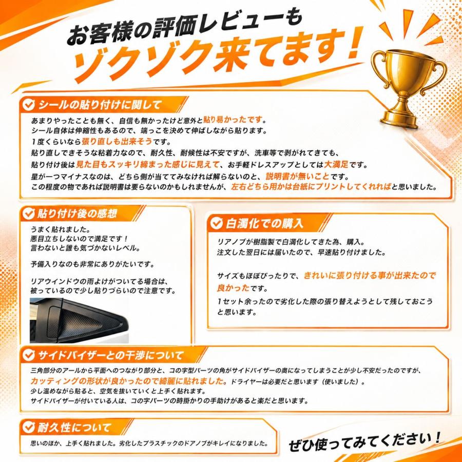 互換品】 ホンダ ヴェゼル RU系 アクセサリーリアノブ ドアステッカー