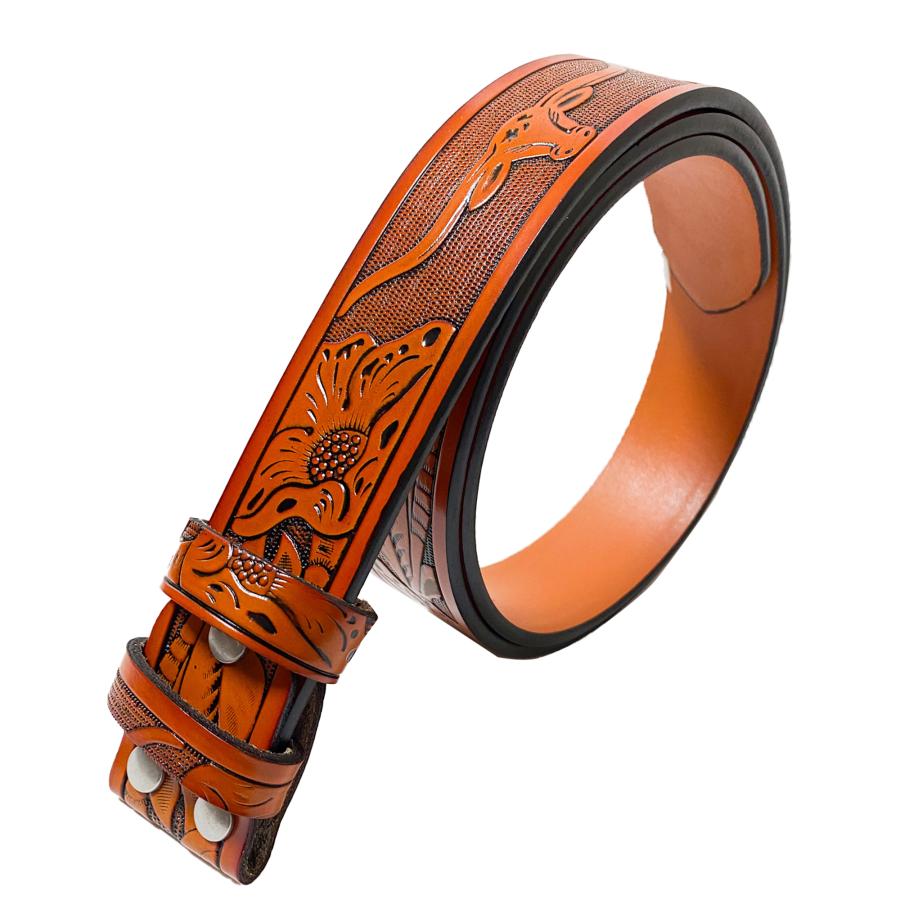 ベルト 牛革ベルト 本革 バックル用 交換 交換用 バックル無し