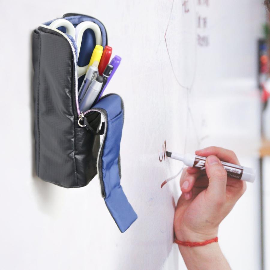 ＜実用新案取得＞STARTTS スターツ 限定 スタンド型マグネットペンケース マグネットでいろいろな場所に取り付け 自立するペンケース BP-50 |  | 03