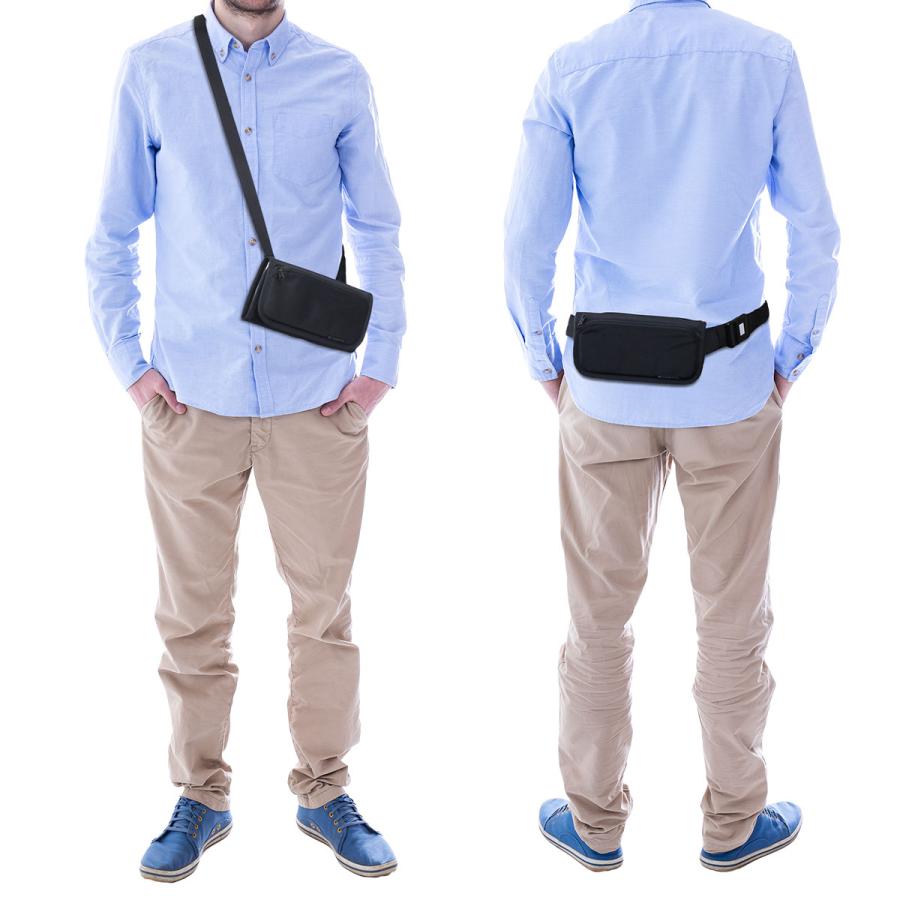 【2week sale】3WAY財布バッグ S(シングルタイプ) 財布 ウエストバッグ ショルダーバッグ ウォレット スマホ カード パスポート BW-01 |  | 03