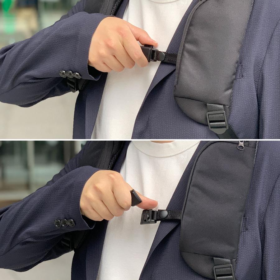 スターツ ビジネスバッグ　3WAY リュック　ネイビー　撥水　A4 レザー　自立 超機能性重視リュック】バッグが軽く感じる機能搭載！ ビジネス