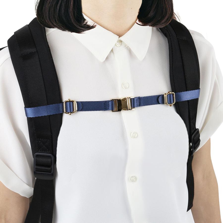 リュックが肩からずれ落ちない レディースチェストベルト リュック デイパック 胸ベルト チェストベルト リュック紐 ハーネス留め LC-01 |  | 11