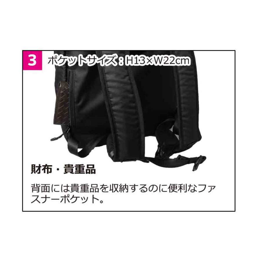 ニュースタイルキャリー NSスクエアリュック 軽量 撥水 多機能 チェストベルト キャリーオン ノートPC タブレット ダブルファスナー | STARTTS | 10