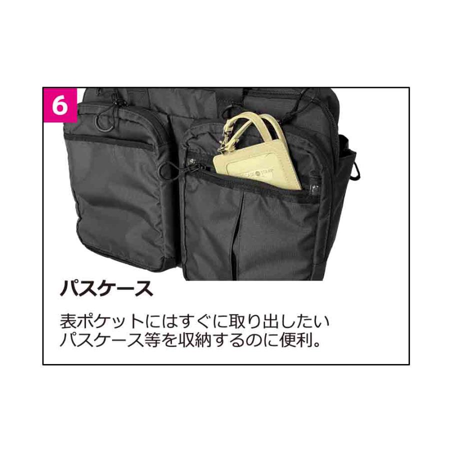 ニュースタイルキャリー 3WAYブリーフ 軽量 撥水 多機能 ノートPC タブレット ダブルファスナー キーリング リフレクター | STARTTS | 12