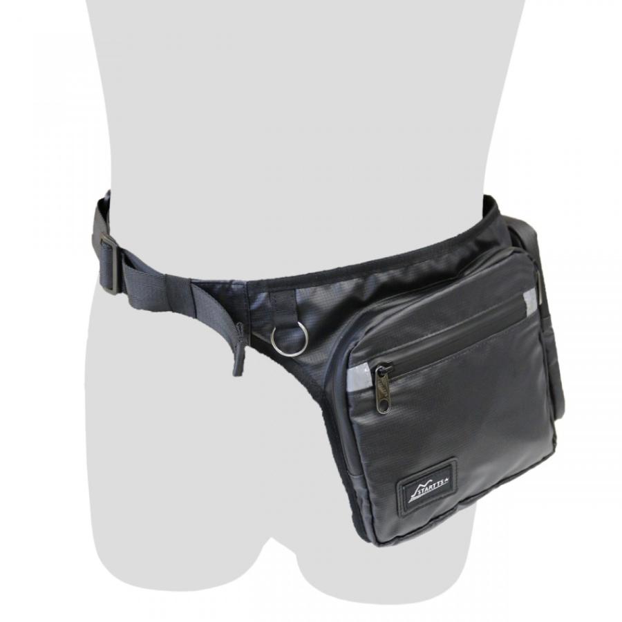 フラットウエストポーチ SL-22身に着けたままスマホを操作。体にフィットするコンパクトなウエストポーチ。 |  | 02