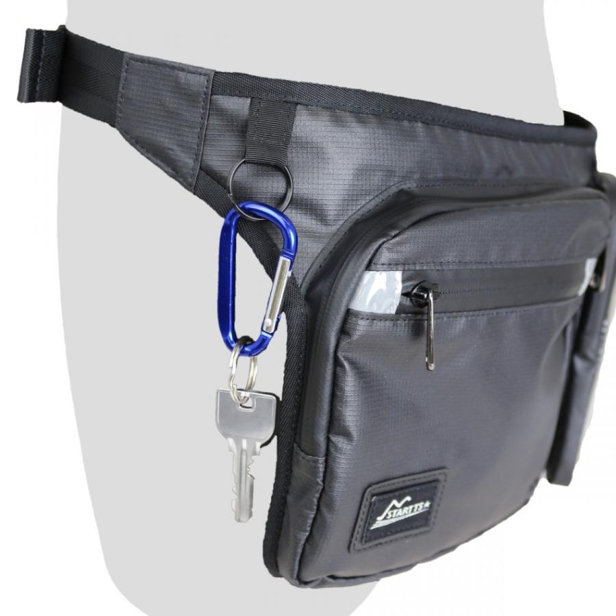 フラットウエストポーチ SL-22身に着けたままスマホを操作。体にフィットするコンパクトなウエストポーチ。 |  | 05