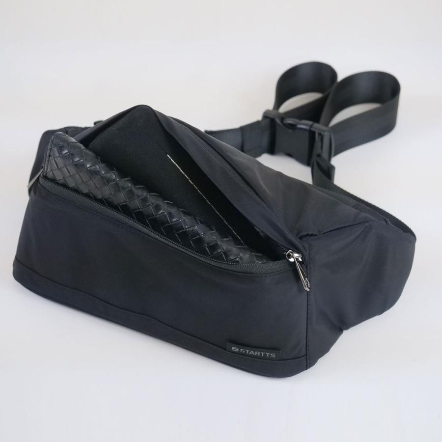 STARTTS スターツ ワンショルダー ボディバッグ ウエストポーチ ショルダーバッグ ミニショルダー 2WAY テフロン加工 2WAYウエストバッグ WE-15 |  | 12