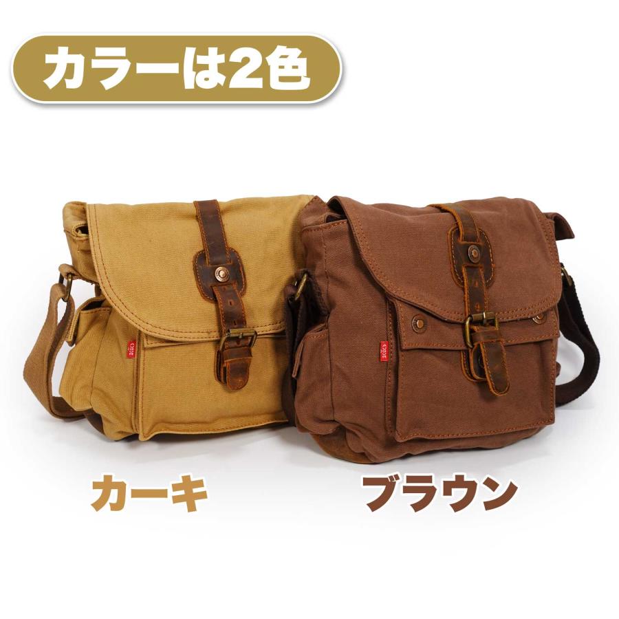 ショルダーバッグ スリングバッグ バック 斜めがけ キャンバス 帆布 