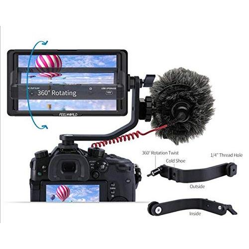 Feelworld F5 5インチ DSLR カメラ フィールドモニタ Small Full