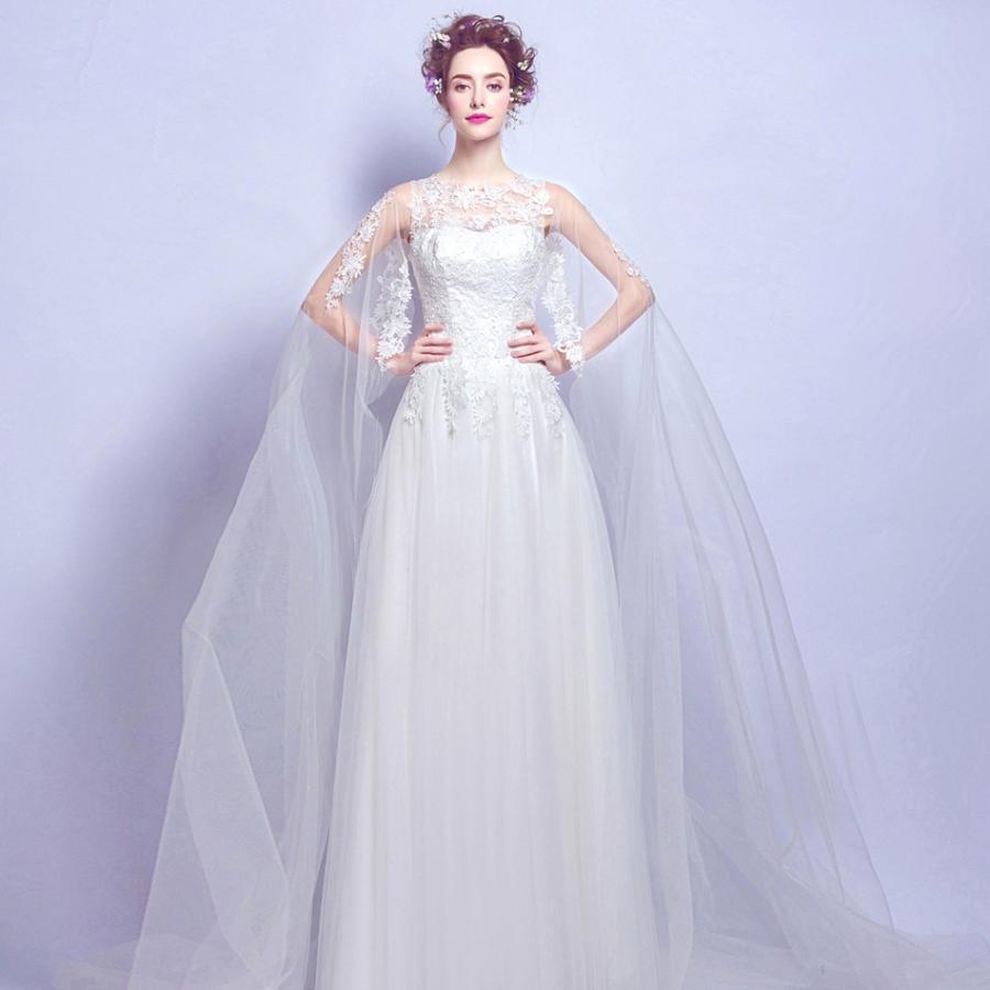 ヴュ・パリ ウェディングドレス NCP⁄81901 オフホワイト 7A3