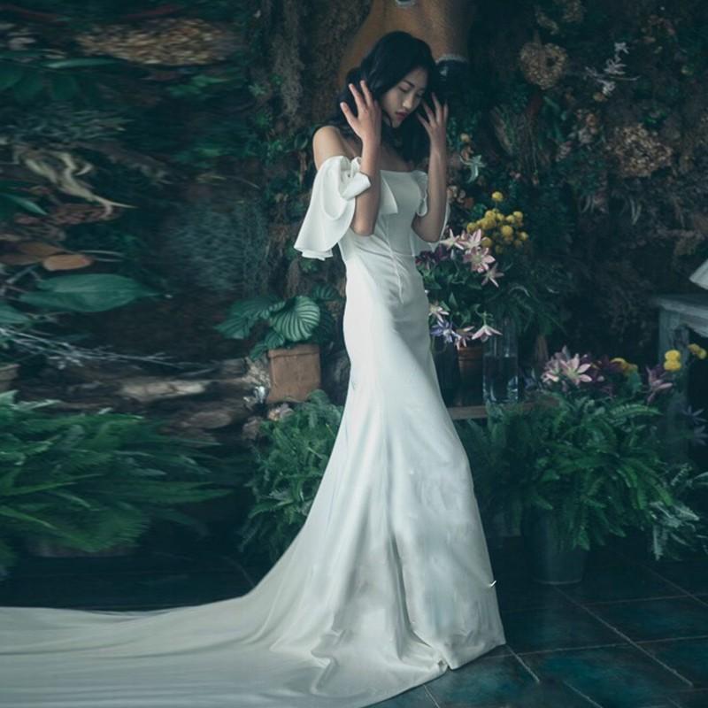 ウエディングドレス 白 安い パーティードレス オフショルダー 二次会 ロングドレス 披露宴 結婚式 花嫁 レース マーメイドラインドレス フォーマル ドレス 通販 ウェディングドレス マーメイドラインドレス 編み上げ オフショルダー サテン 二次会 結婚式 ブライダル ロングドレス 前撮り 海外挙式 花嫁 ウエディング衣装