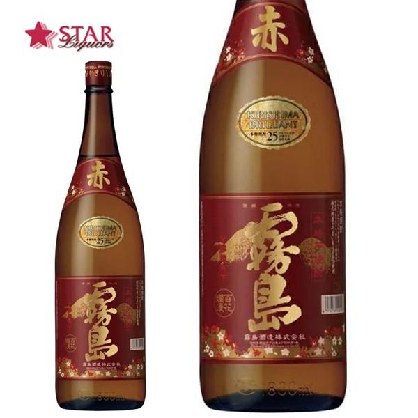 赤霧島 25度 1800ml 霧島酒造 限定生産品 本格芋焼酎