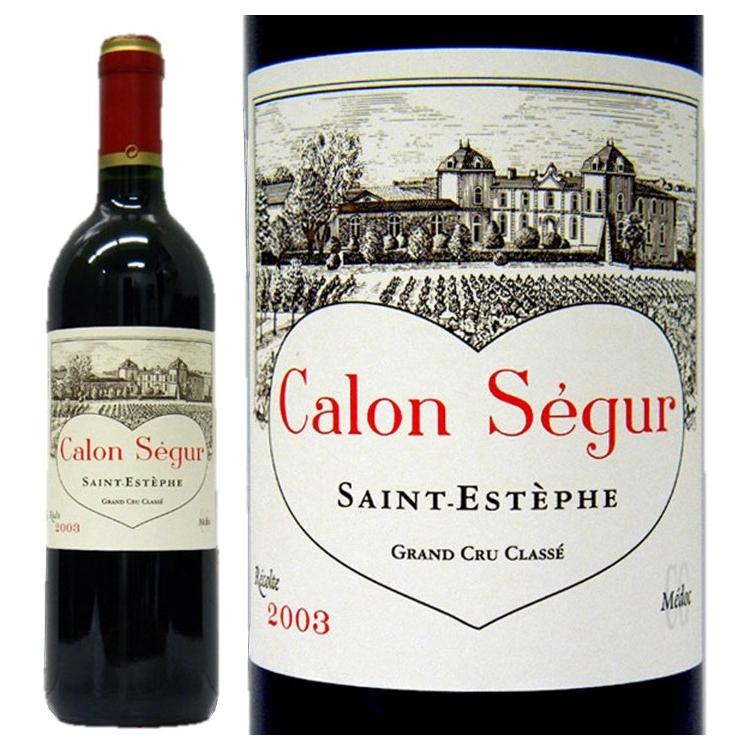 Château Calon Ségur 2003 赤ワイン 木箱入り Calon Ségur 2003