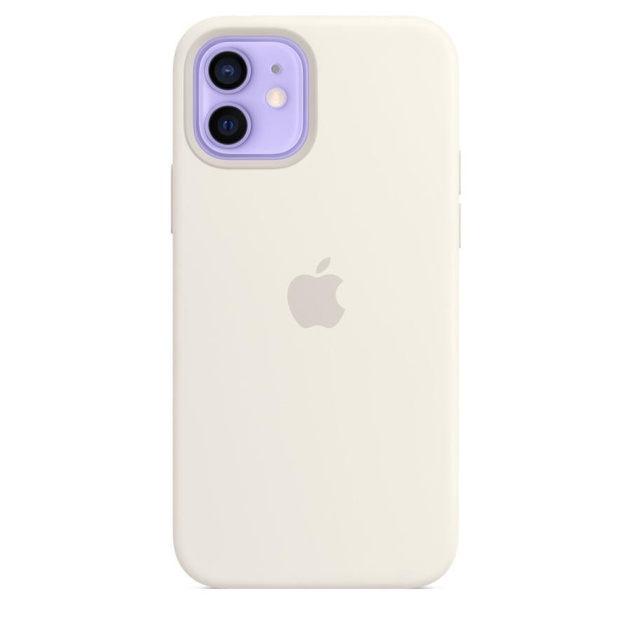純正 iPhone12 Pro シリコンケース ホワイト 白 MagSafe対応