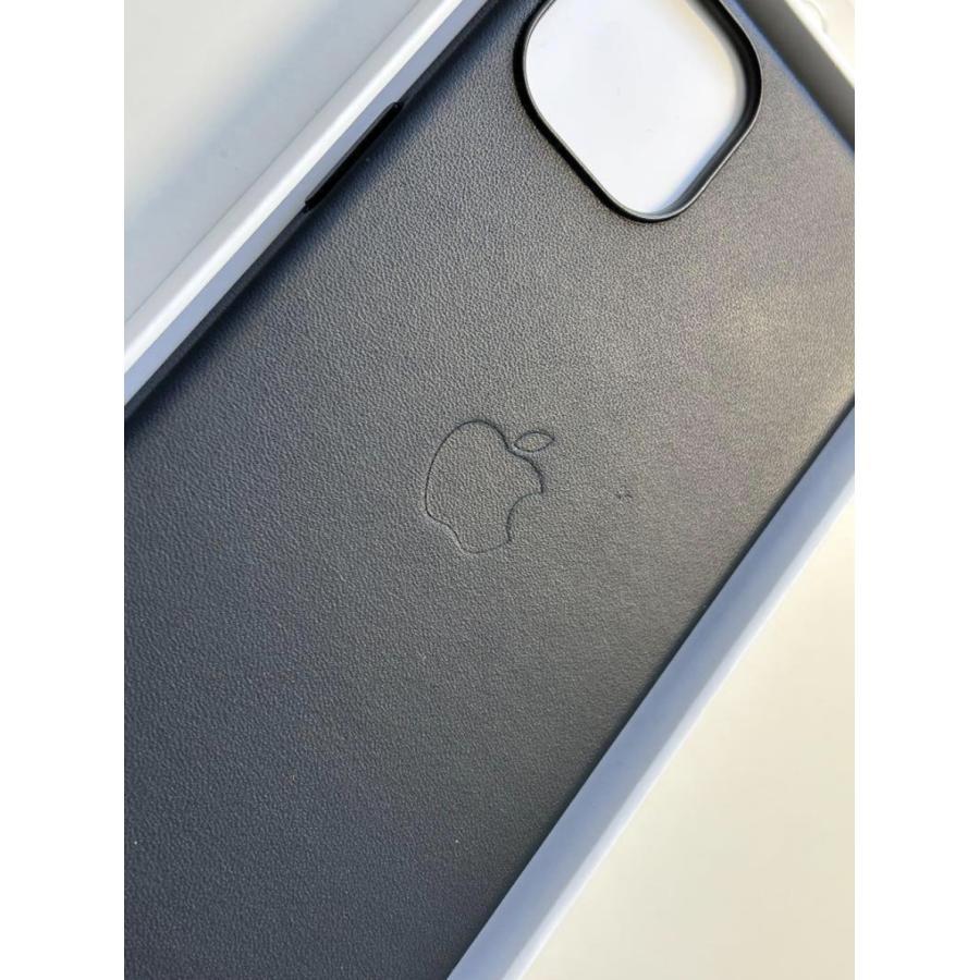 純正 iPhone 13 レザーケース・ミッドナイトスマホケース : starz