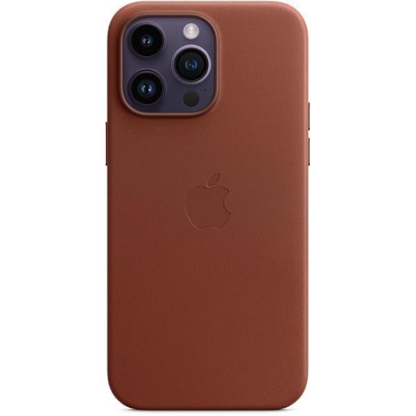 純正 iPhone14 Pro Max レザーケース アンバー 茶色 アップル 14プロ