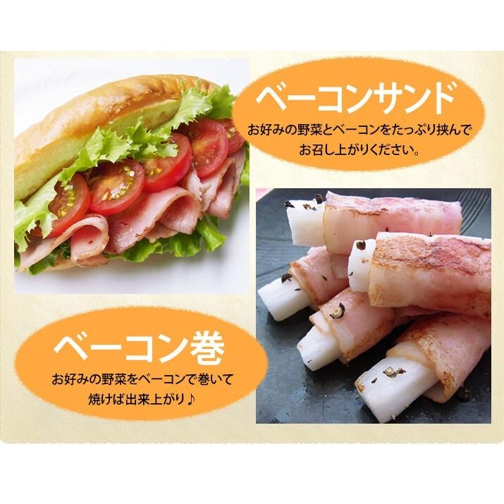 訳あり ベーコン ハム セット 2kg 業務用 ロースハム 切落し アウトレット スライス 送料無料 フードロス削減 肉 スターゼン 朝ごはん｜starzen-k｜07