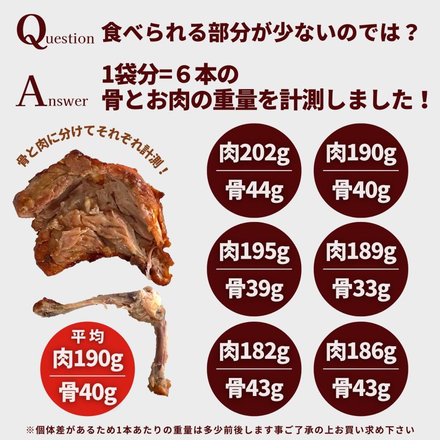 数量限定 ローストチキン レッグ 味付き 6本 1本約230g 温めるだけ 骨付き クリスマス チキン ローストチキンレッグ 鶏もも クリスマス パーティー｜starzen-k｜03