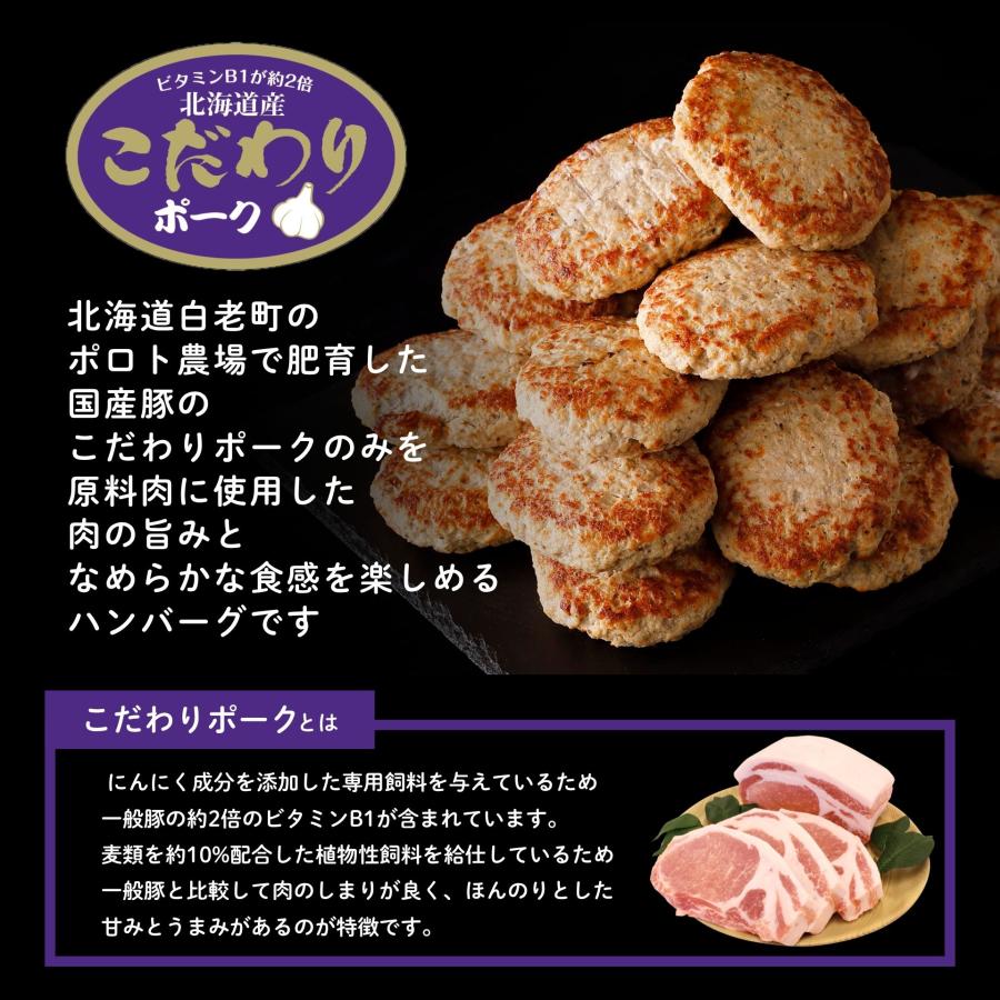 訳あり ハンバーグ 国産豚肉 レンジ調理 16個 1個約100g 送料無料 冷凍食品 業務用 お弁当 惣菜 おかず レンジで温めるだけ レトルト 冷凍惣菜 食品ロス 爆買 | スターゼン | 02
