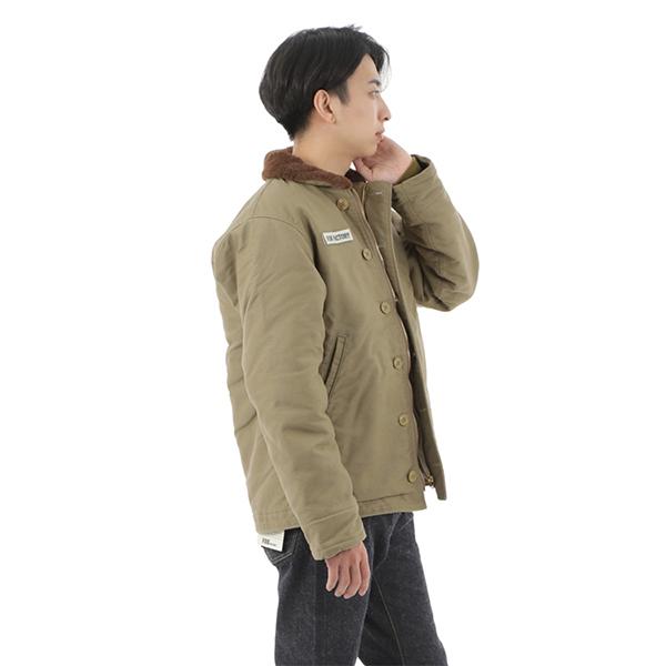 Lサイズ　FOB ファクトリー　N1 デッキジャケット　ミリタリー FOB FACTORY（エフオービーファクトリー） FOB FACTORY N-1 デッキシャ