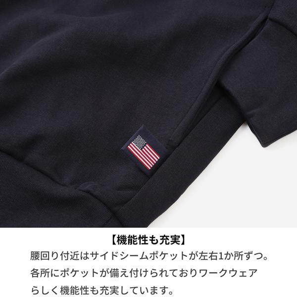 ハーフジップ スウェット 無地 トレーナー ゲームスポーツウェア Game Sportswear / The Defender Work Shirt メンズ 男性｜state｜14