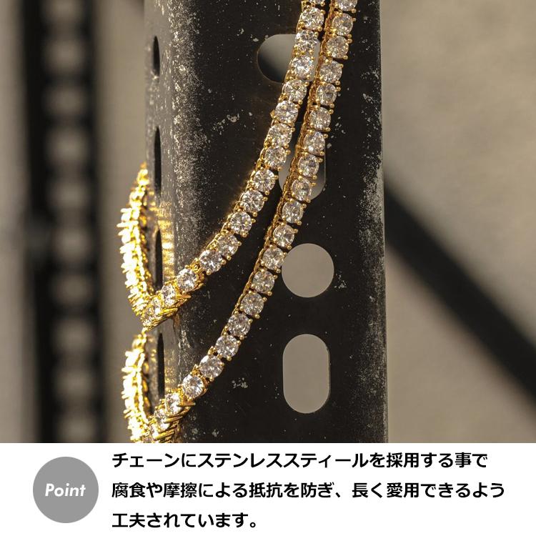 Golden Gilt ゴールデンギルト テニスチェーン ネックレス ゴールド シルバー Tennis Necklace Design By TSS｜state｜04