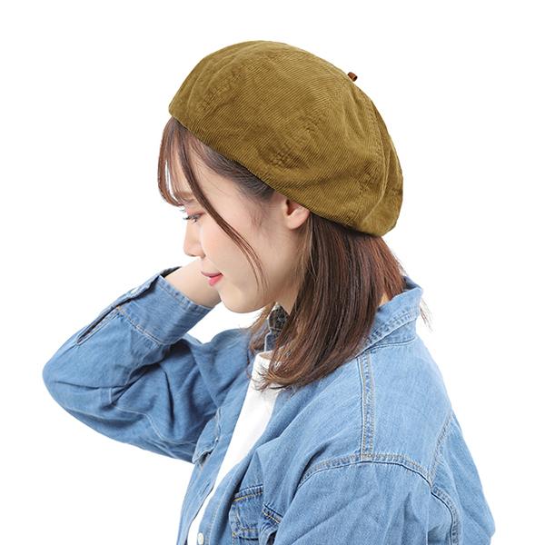 HIGHER（ハイヤー） コーデュロイベレー 日本製 帽子 CORDUROY BERET