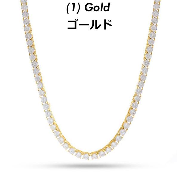 5mm幅 テニスチェーン ネックレス キングアイス King Ice メンズ
