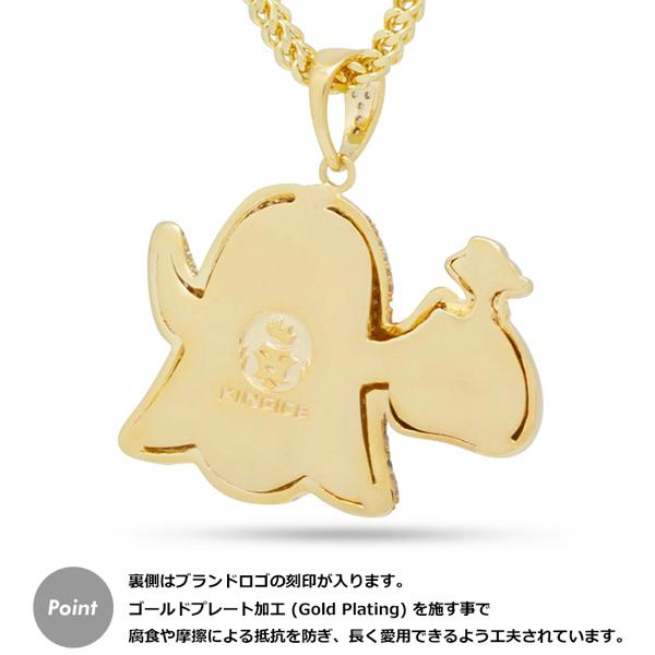 ゴールドネックレス キングアイス King Ice ゴーストエモジ