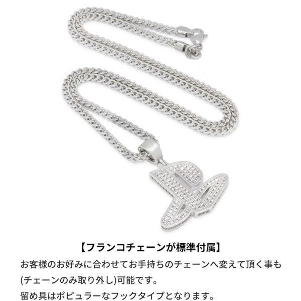 ゴールドネックレス キングアイス King Ice プレイステーション PlayStation / Iced Out Classic PS Logo Necklace / ペンダント｜state｜06