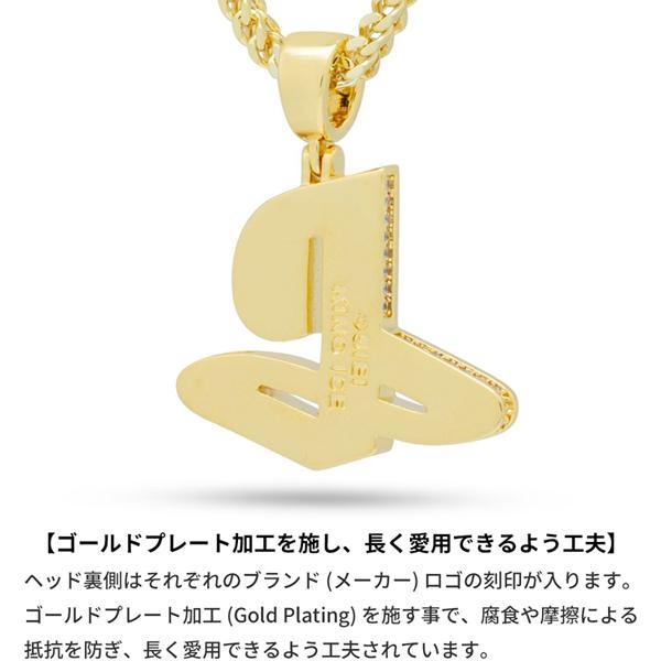 新品箱付King Ice × PlayStation ネックレス コラボゴールド 楽天市場】KING ICE キングアイス ネックレス PLAYSTATION LOGO