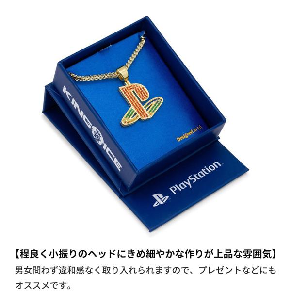 新品箱付King Ice × PlayStation ネックレス コラボゴールド ゴールドネックレス キングアイス King Ice プレイステーション