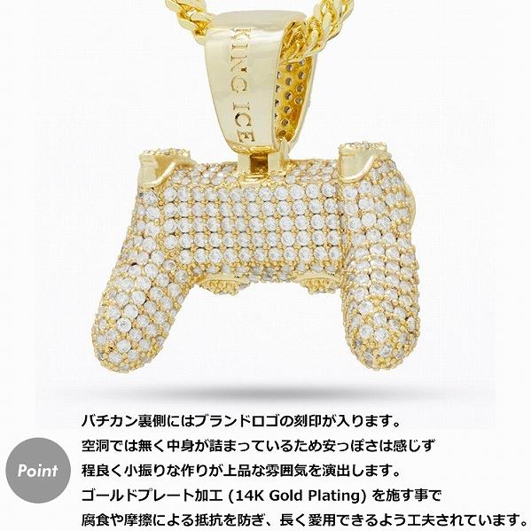 king ice PlayStation ネックレス ゴールド SHELLTER ONLINE SHOPはKing Ice(キングアイス)正規取扱 / King Ice