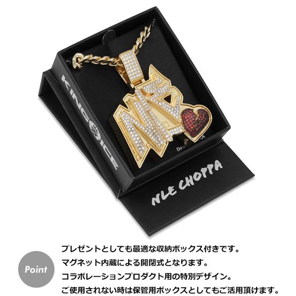 ゴールドネックレス キングアイス King Ice NLE Choppa チョッパ