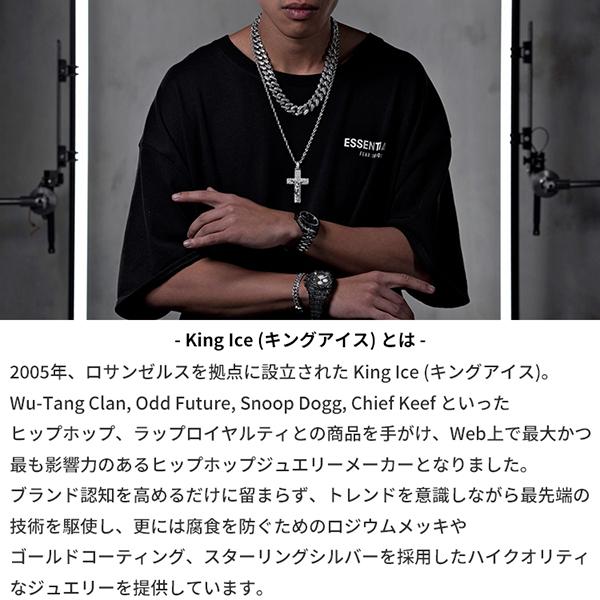 ネックレス キングアイス King Ice アクセサリー ペンダント メンズ レディース 男性 女性 Fleur de Lis Cross Necklace (L)の画像